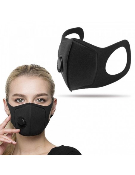 Masque de Protection Lavable & Réutilisable avec Valve D'expiration
