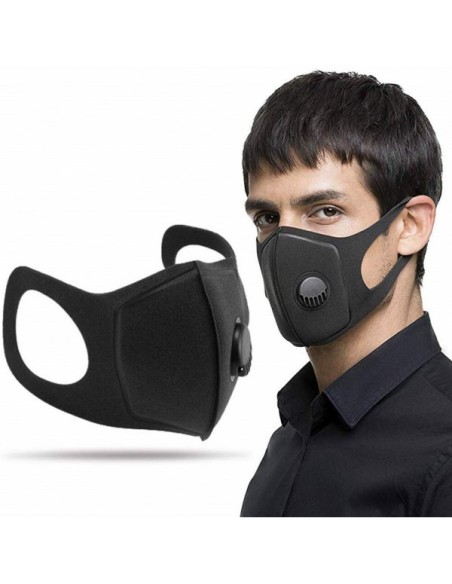 Masque de Protection Lavable & Réutilisable avec Valve D'expiration