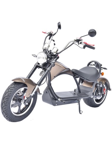 Moto électrique Homologué Biker Marron