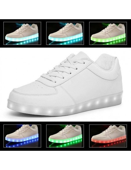Chaussure led blanche