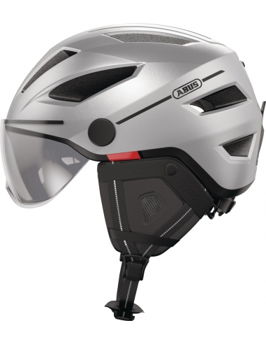 Casque ABUS Pedelec 2.0 Ace silver edition Matt - Homologué pour scooter