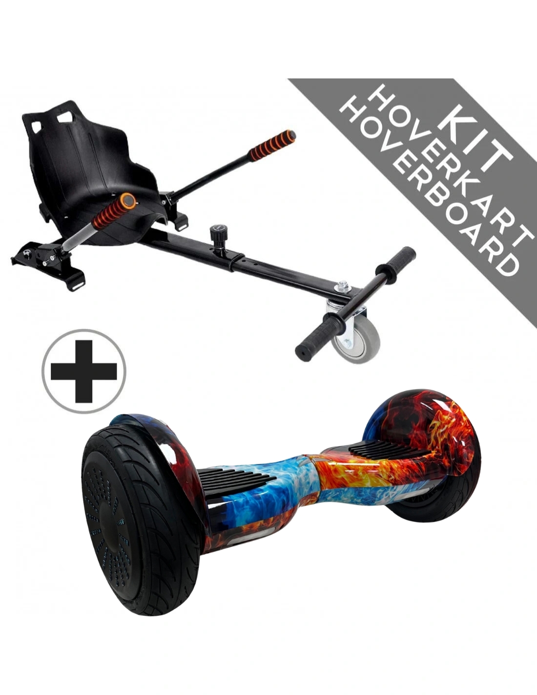 Kit Hoverboard 4x4 Nano Bluetooth + Hoverkart