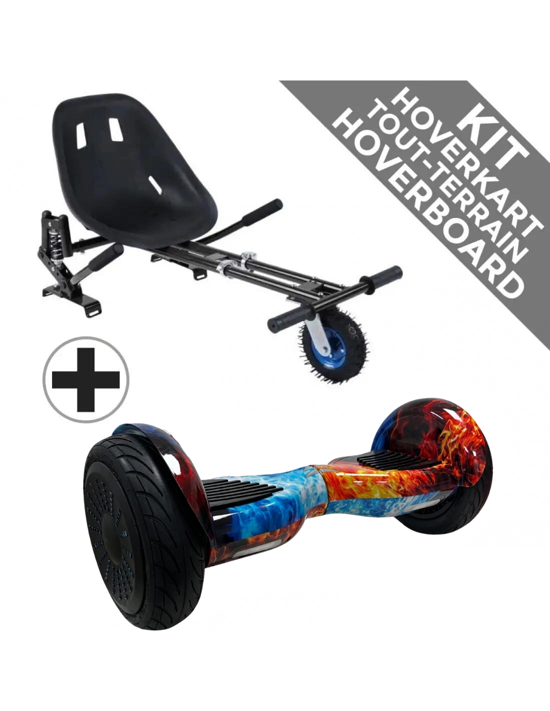 Kit Hoverboard  4x4 Nano Bluetooth + Hoverkart TT